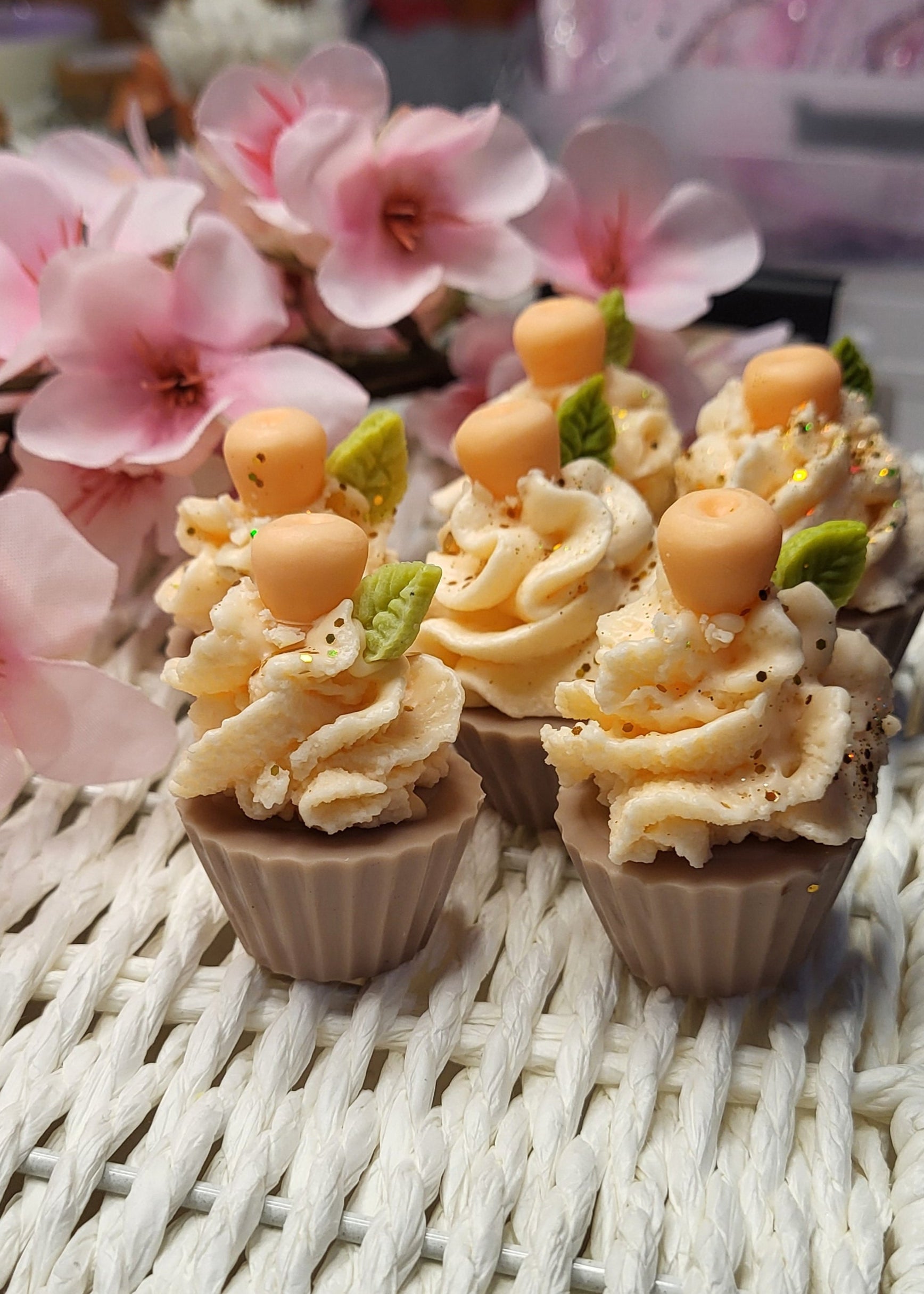 Perzik cupcakewaxmelts